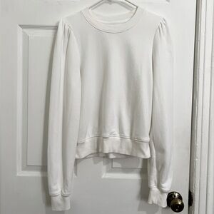 Aritzia Azure Skies Terry Fleece (White)
